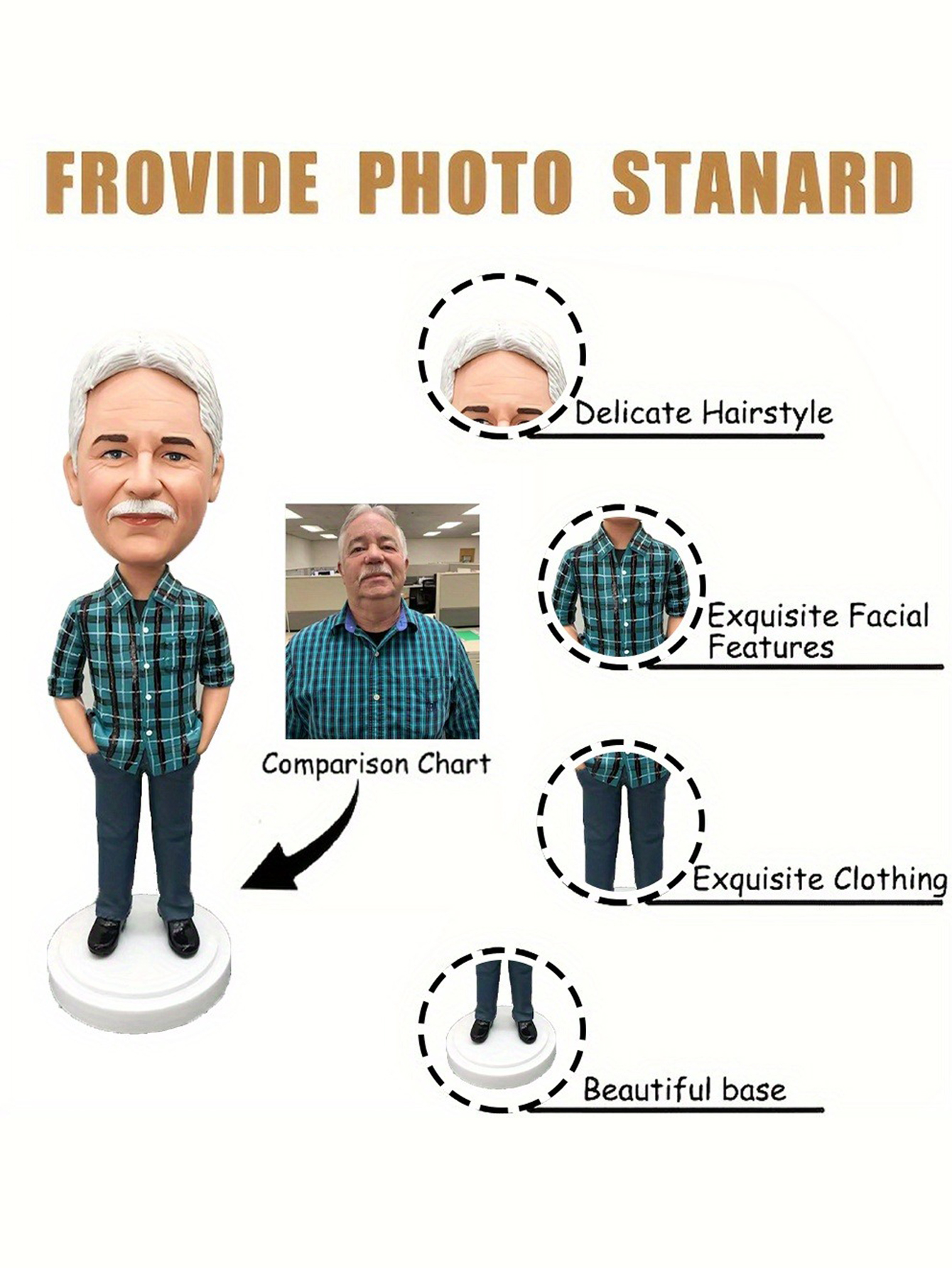 Cartoon Clay Bobblehead Dolls - Handcrafted Custom Bobblehead Figures